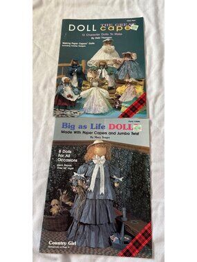 Paper Doll Patterns Big As Life Dolls & The Great Doll Capers Craft Books